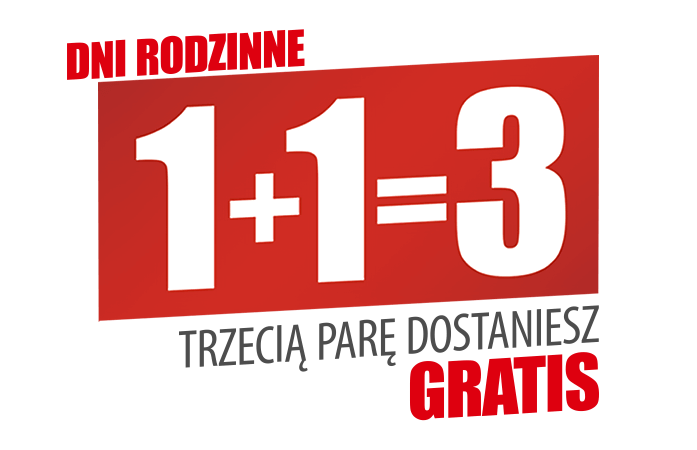Trzecią parę dostaniesz gratis!