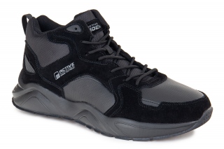 FERMANI Sportowe, kolor czarny. Męskie adidasy. 