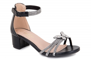 DOREMI Wyjściowe, kolor czarny. Sandały. 