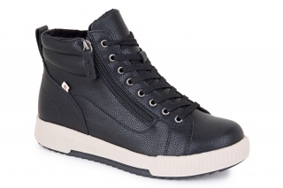 FERMANI Kobiece trampki, kolor czarny. Sportowe. 