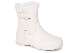 FERMANI Damskie botki, kolor beżowy. Komfort. 