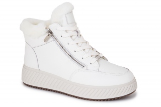 FERMANI Kozaki ze sznurowadłami, kolor biały. Sportowe. 