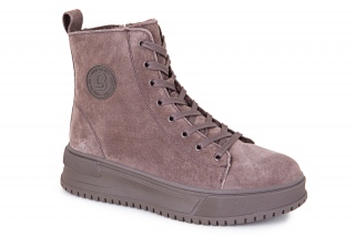 FERMANI Kozaki ze sznurowadłami, kolor brązowe. Sportowe. 