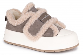 FERMANI Kobiece trampki, kolor ciemnoszary. Sportowe. 