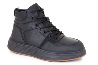 BADEN KIDS Kozaki ze sznurowadłami, kolor czarny. Sportowe. 