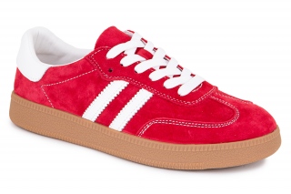 ML Kobiece trampki, kolor jasnoczerwony. Sportowe. 