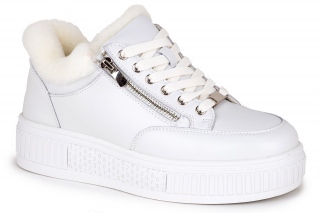 FERMANI Kobiece trampki, kolor biały. Sportowe. 