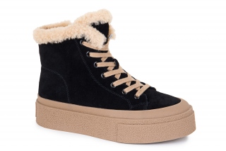 FERMANI Kobiece trampki, kolor czarny. Sportowe. 