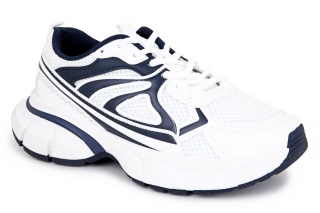 GABI Damskie adidasy, kolor biały/niebieski. Sportowe. 