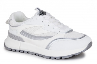 ML Buty ze sznurowadłami, kolor biały. Sportowe. 