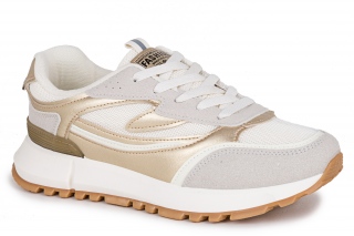 ML Buty ze sznurowadłami, kolor beżowy. Sportowe. 