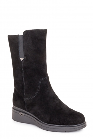 FERMANI Komfort, kolor czarny. Kozaki dla kobiet. 