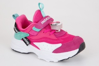 INDIGO KIDS LED, kolor fuksja. Adidasy. Sportowe. 