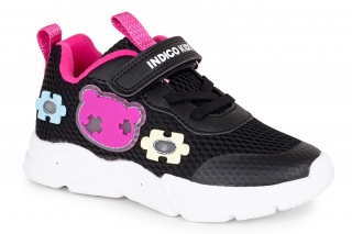 INDIGO KIDS LED, kolor czarny/różowy. Adidasy. Sportowe. 