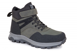 KEDBERRY Kozaki ze sznurowadłami, kolor khaki. Sportowe. 