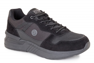 NEWS Męskie buty ze sznurowadłami, kolor czarny. Sportowe. 