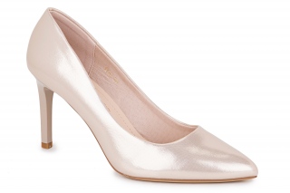 SERGIO LEONE Damskie obuwie wyjściowe złoty brokat. Damskie buty. 