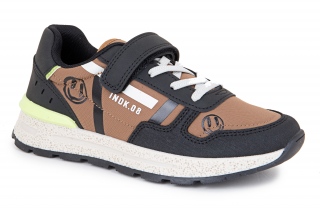 INDIGO KIDS Adidasy, kolor brązowy. Sportowe. 