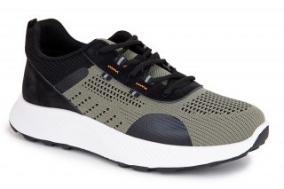 FERMANI Męskie adidasy, kolor khaki. Sportowe. 