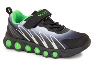 VICO KIDS Adidasy, kolor czarny/szary. LED. Sportowe. 